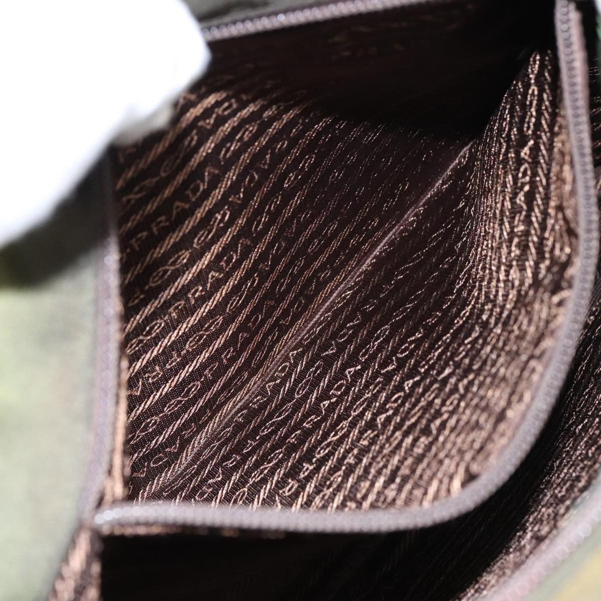 Prada Khaki Synthetic Tote Bag (Pre-Owned) Size ONE SIZE - 20 Thumbnail