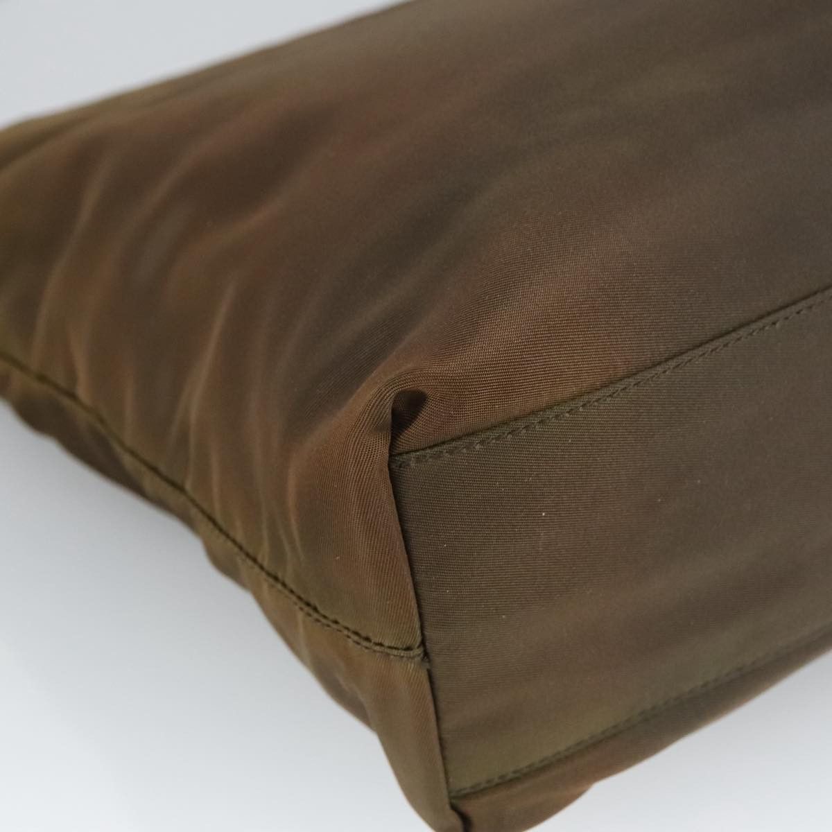 Prada Khaki Synthetic Tote Bag (Pre-Owned) Size ONE SIZE - 13 Thumbnail