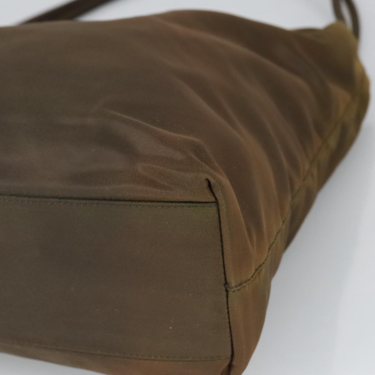 Prada Khaki Synthetic Tote Bag (Pre-Owned) Size ONE SIZE - 10 Thumbnail