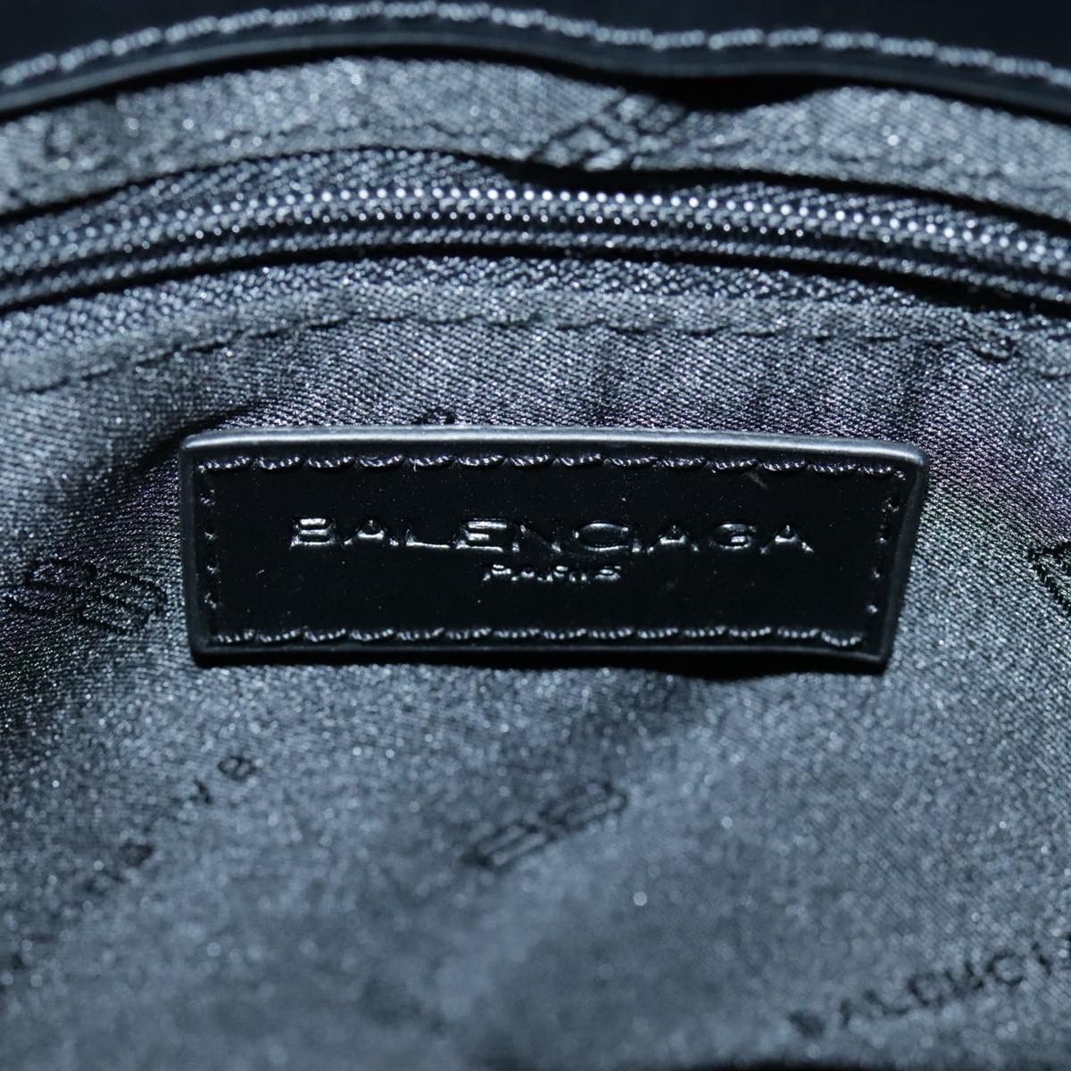 Balenciaga Bb Logo Black Canvas Tote Bag (Pre-Owned) Size ONE SIZE - 9 Thumbnail