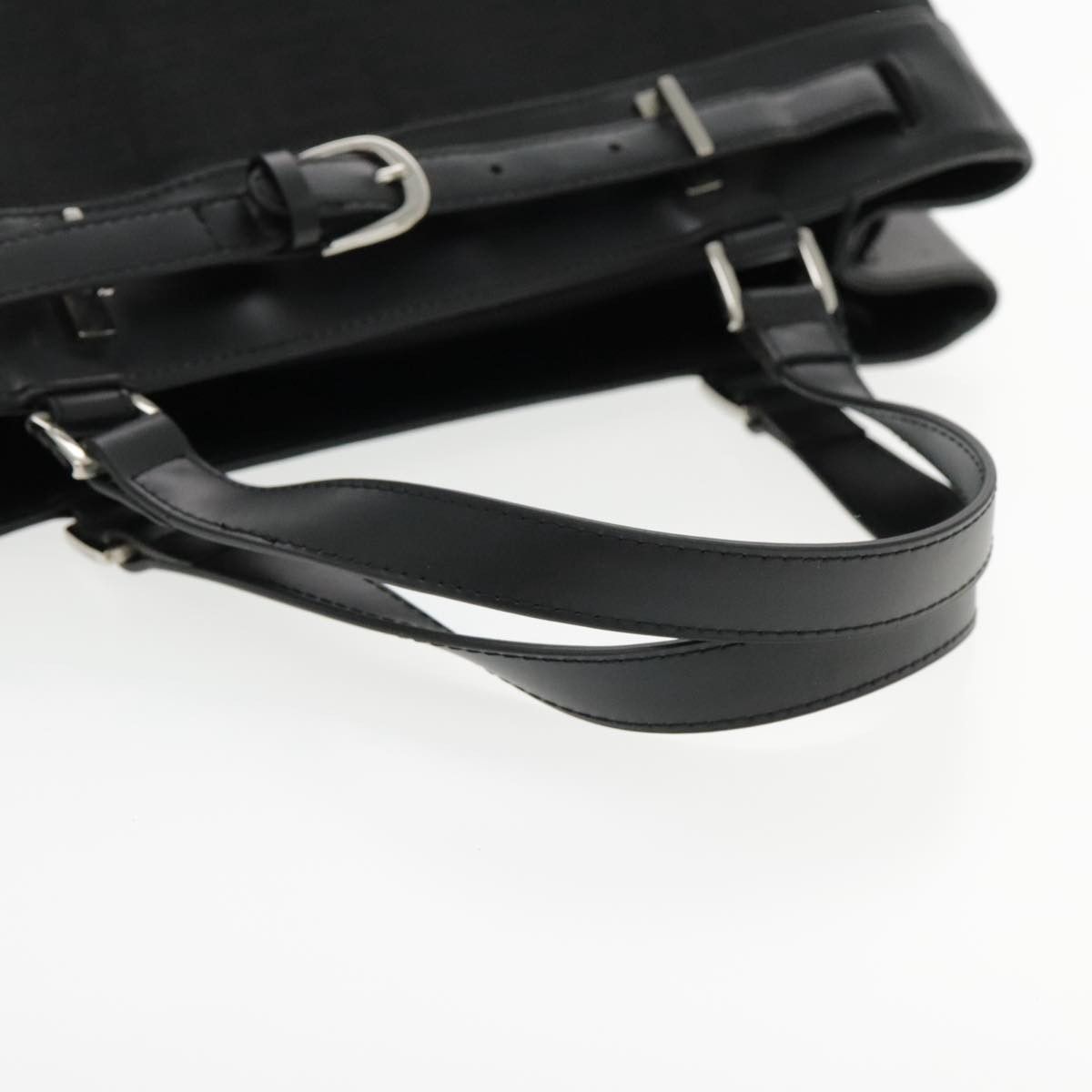 Balenciaga Bb Logo Black Canvas Tote Bag (Pre-Owned) Size ONE SIZE - 4 Thumbnail