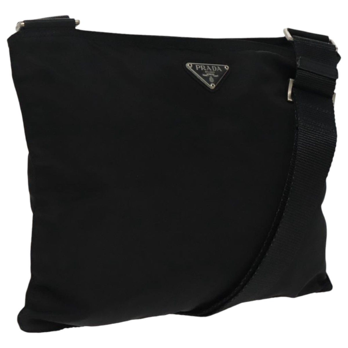 Prada Tessuto Black Synthetic Shoulder Bag (Pre-Owned) Size ONE SIZE - 15 Thumbnail