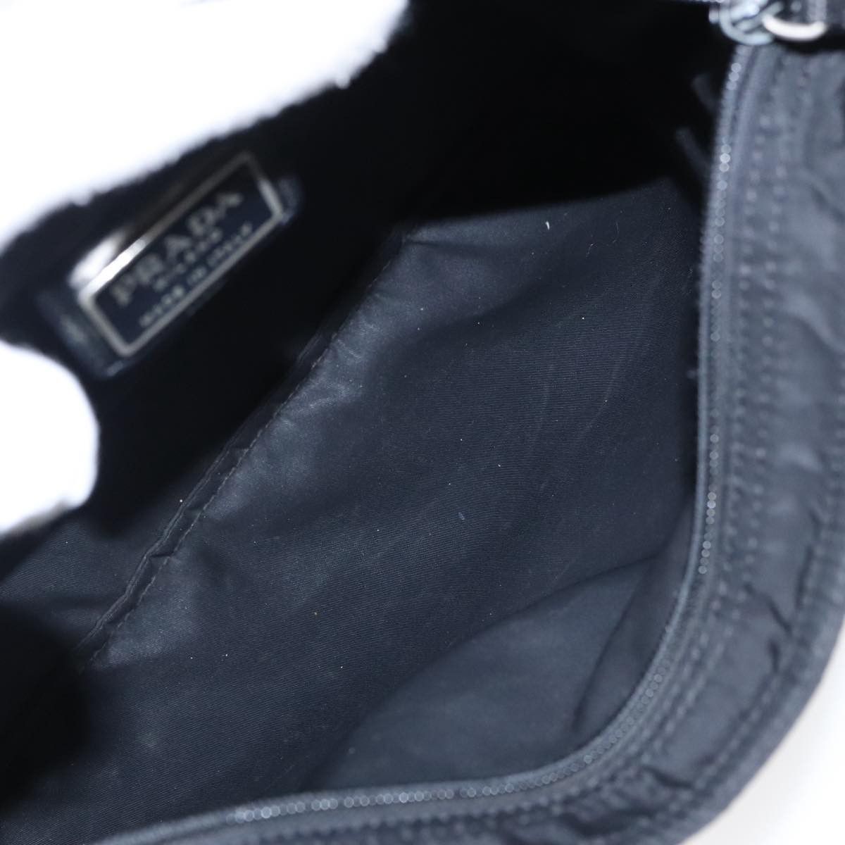 Prada Tessuto Black Synthetic Shoulder Bag (Pre-Owned) Size ONE SIZE - 11 Thumbnail