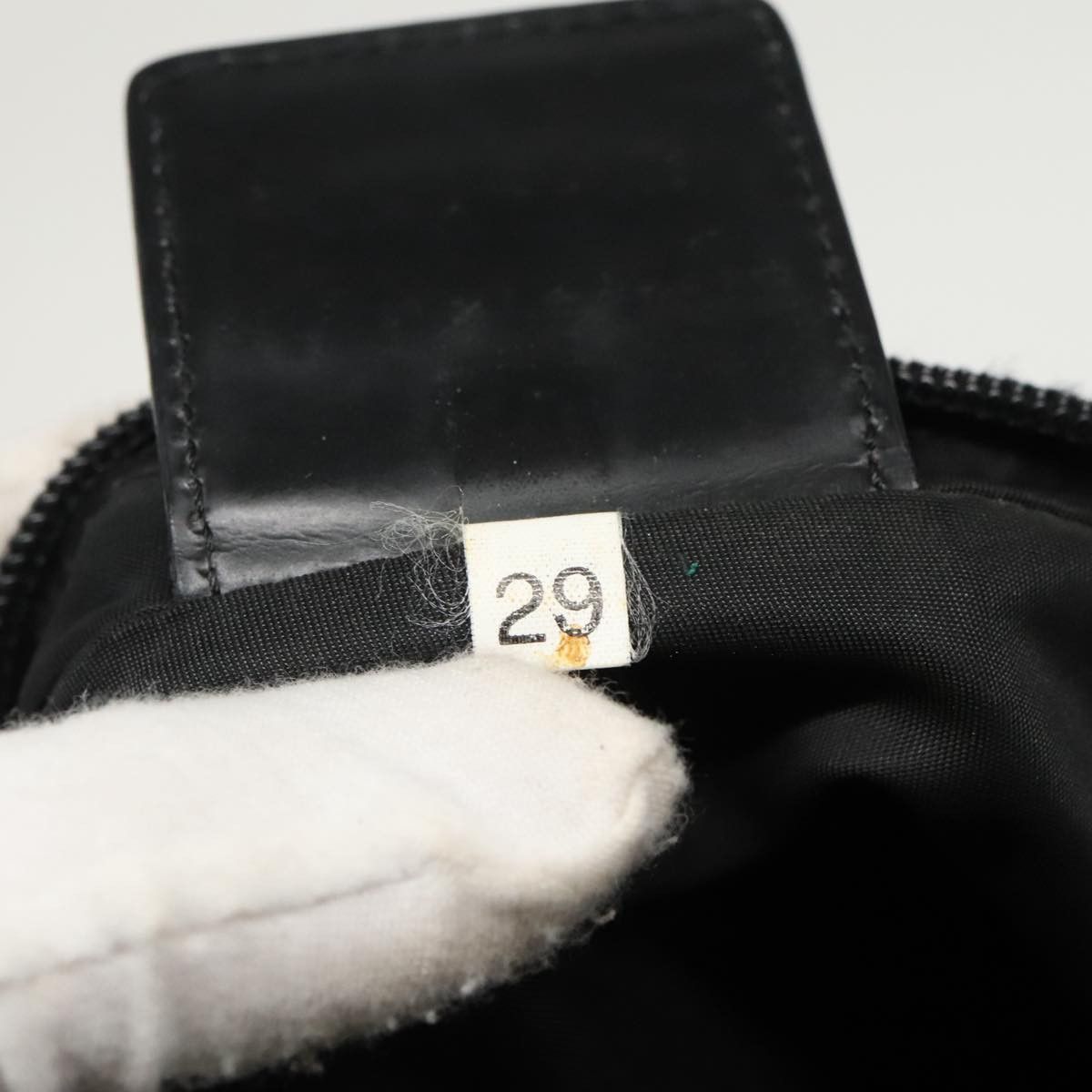 Prada Tessuto Black Synthetic Shoulder Bag (Pre-Owned) Size ONE SIZE - 12 Thumbnail
