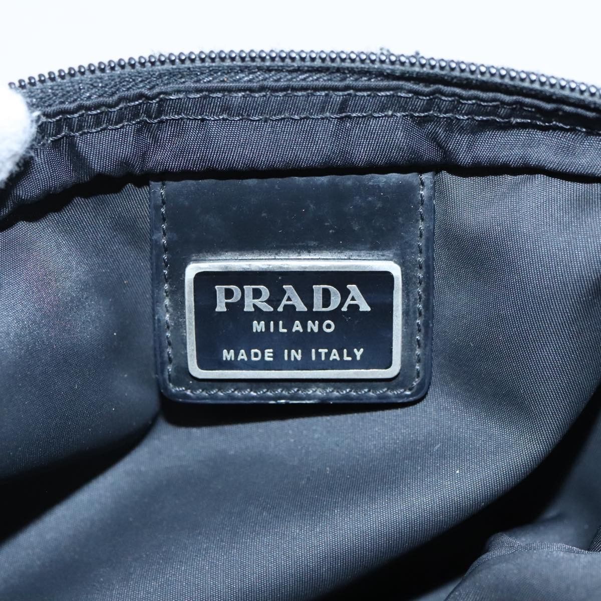 Prada Tessuto Black Synthetic Shoulder Bag (Pre-Owned) Size ONE SIZE - 13 Thumbnail