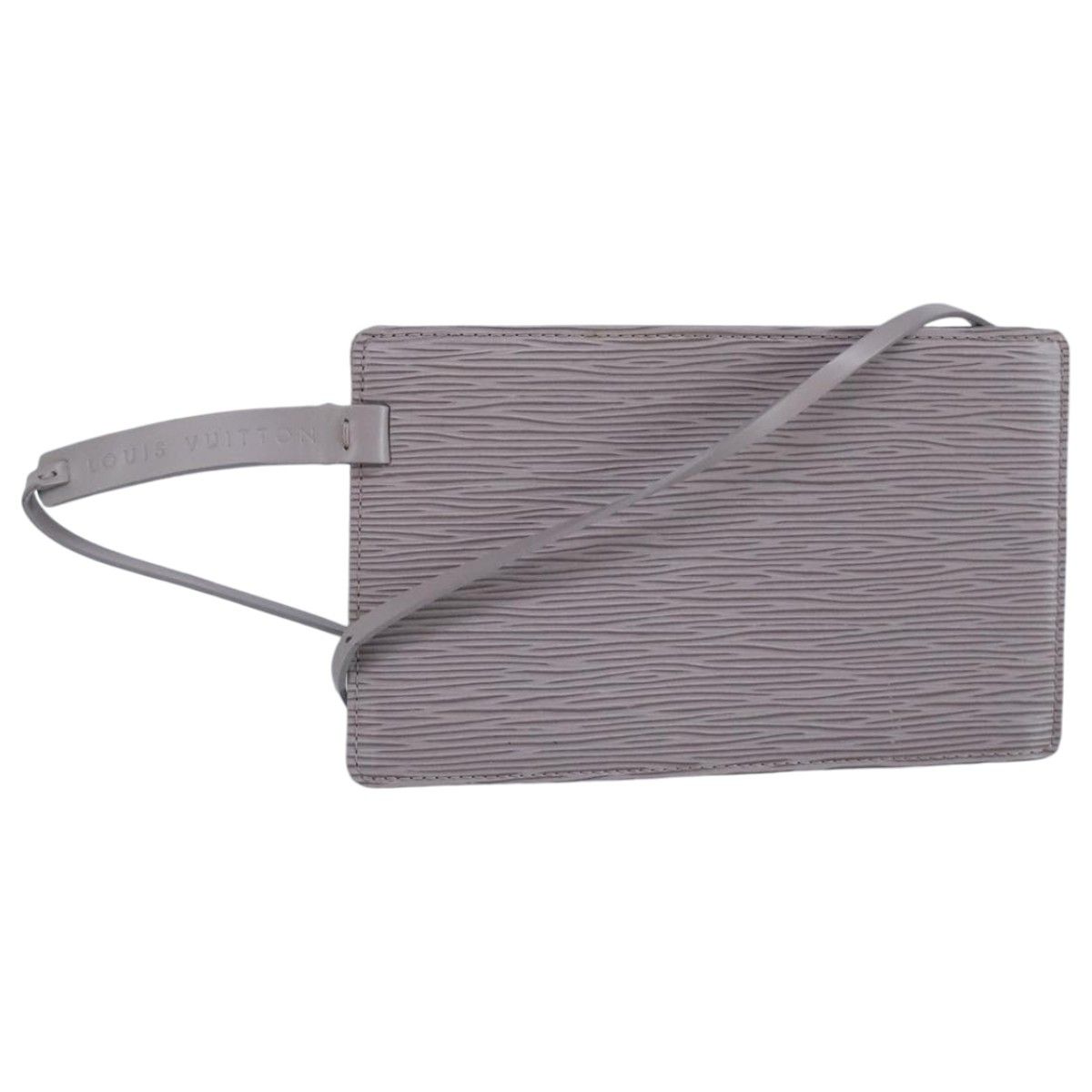Louis Vuitton Grey Leather Clutch Bag (Pre-Owned) Size ONE SIZE - 16 Thumbnail
