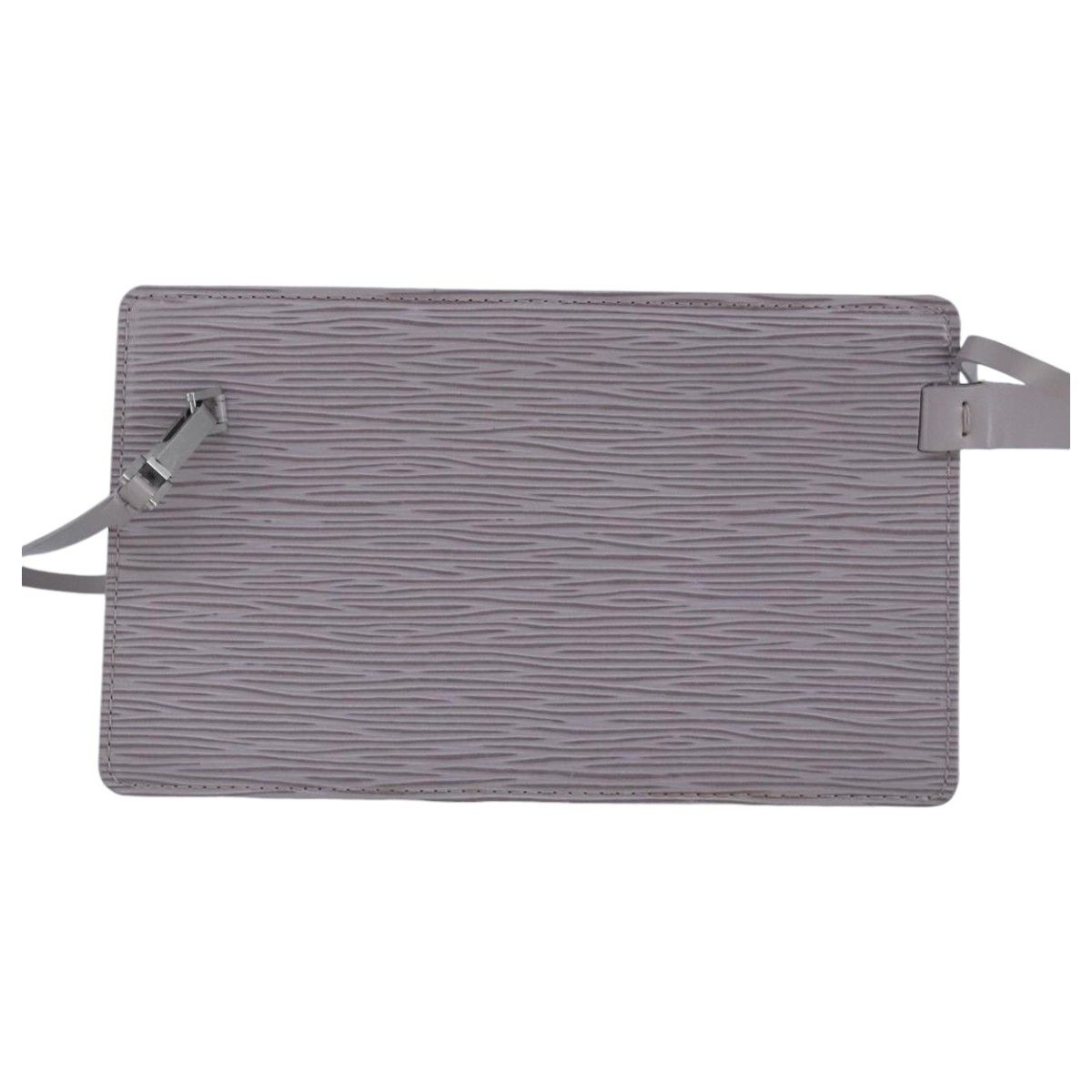 Louis Vuitton Grey Leather Clutch Bag (Pre-Owned) Size ONE SIZE - 2 Thumbnail