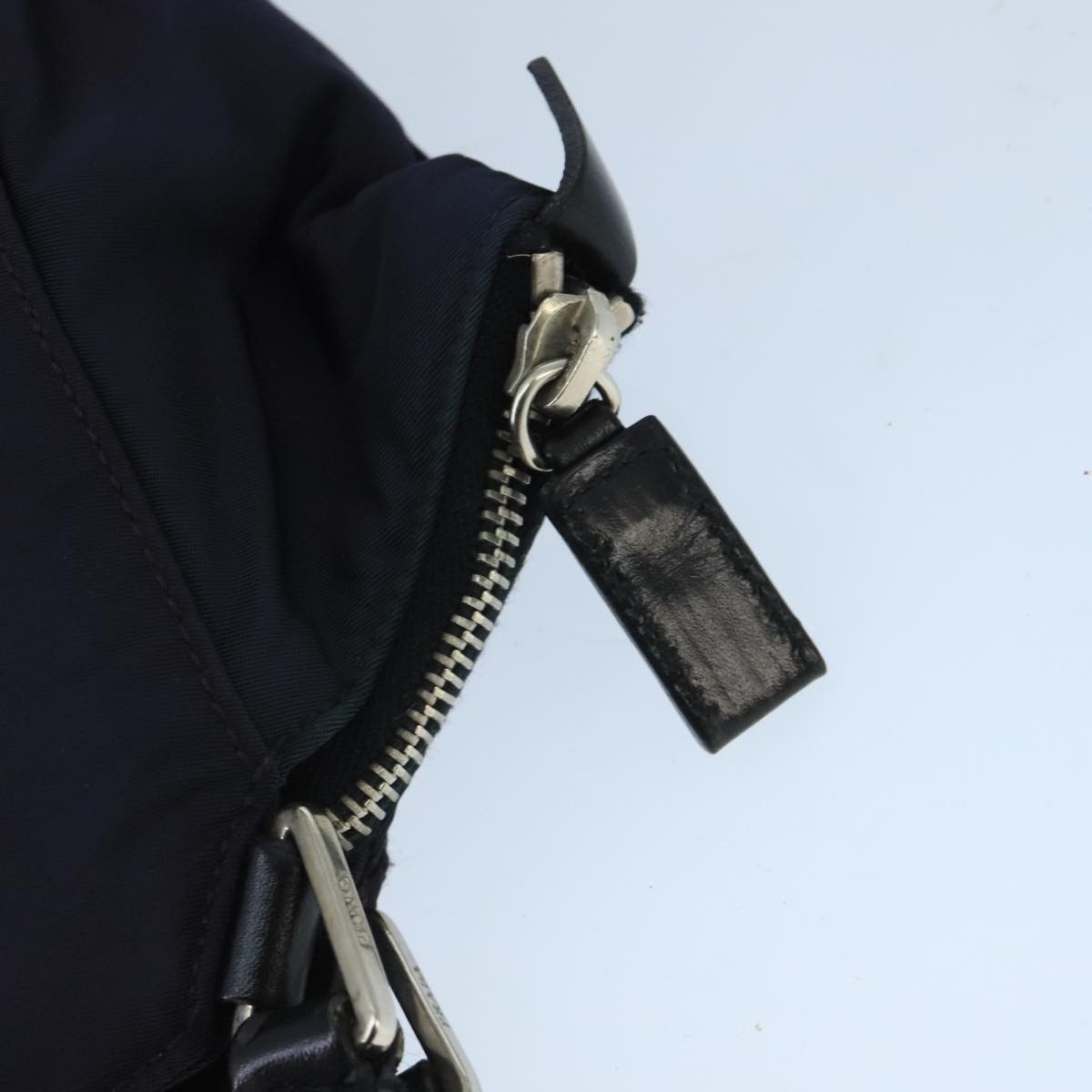 Prada Triangle Logo Purple Synthetic Shoulder Bag (Pre-Owned) Size ONE SIZE - 14 Thumbnail