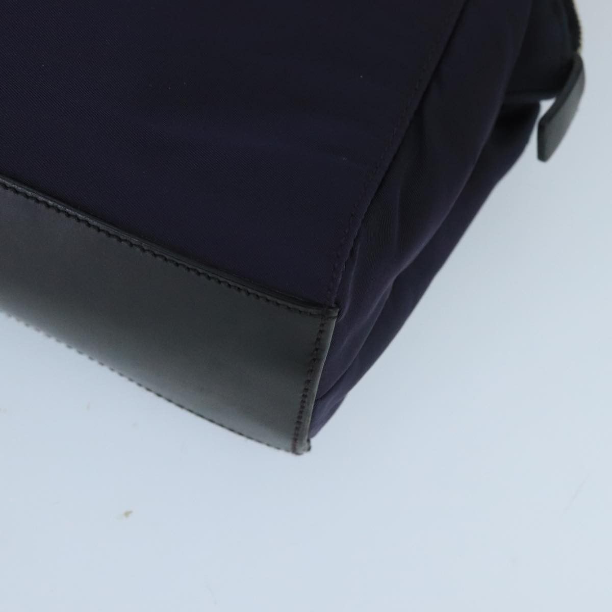 Prada Triangle Logo Purple Synthetic Shoulder Bag (Pre-Owned) Size ONE SIZE - 7 Thumbnail