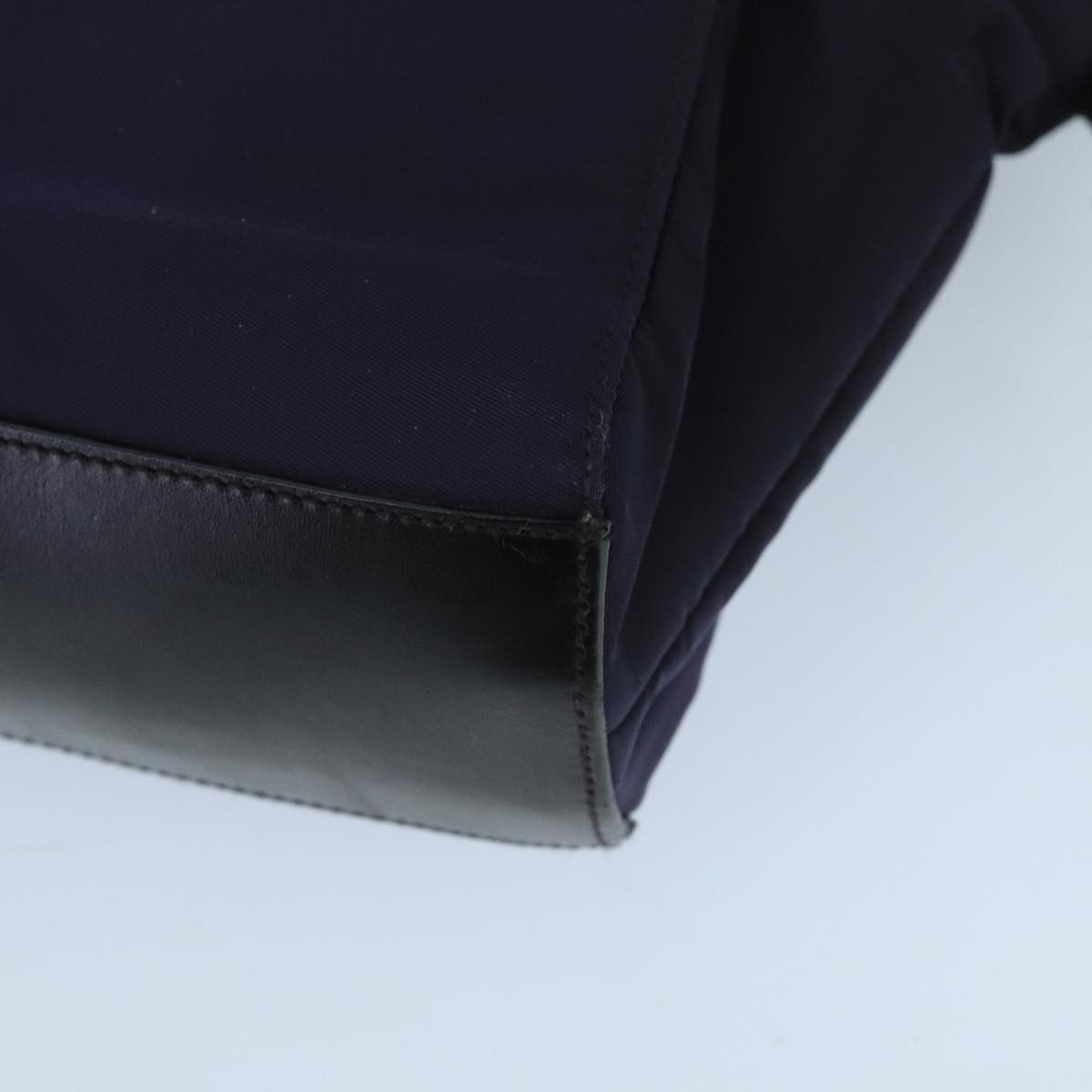 Prada Triangle Logo Purple Synthetic Shoulder Bag (Pre-Owned) Size ONE SIZE - 9 Thumbnail