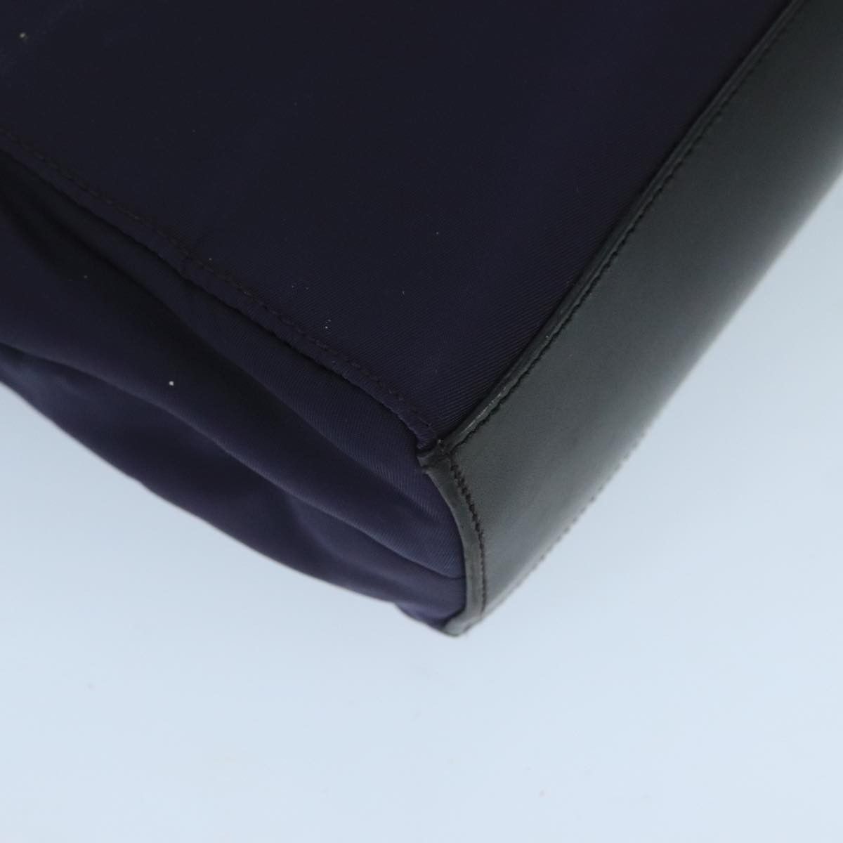Prada Triangle Logo Purple Synthetic Shoulder Bag (Pre-Owned) Size ONE SIZE - 10 Thumbnail