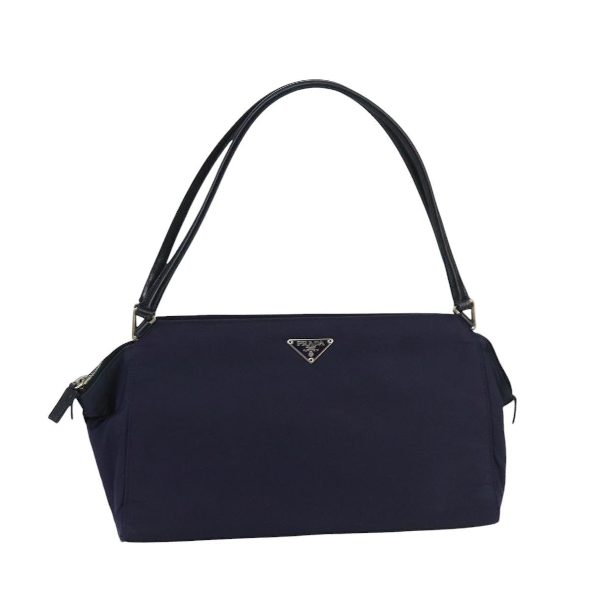 Prada Triangle Logo Purple Synthetic Shoulder Bag (Pre-Owned) Size ONE SIZE - 20 Thumbnail