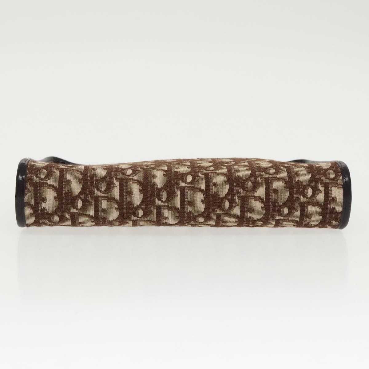 Dior Oblique Brown Canvas Clutch Bag (Pre-Owned) Size ONE SIZE - 7 Thumbnail