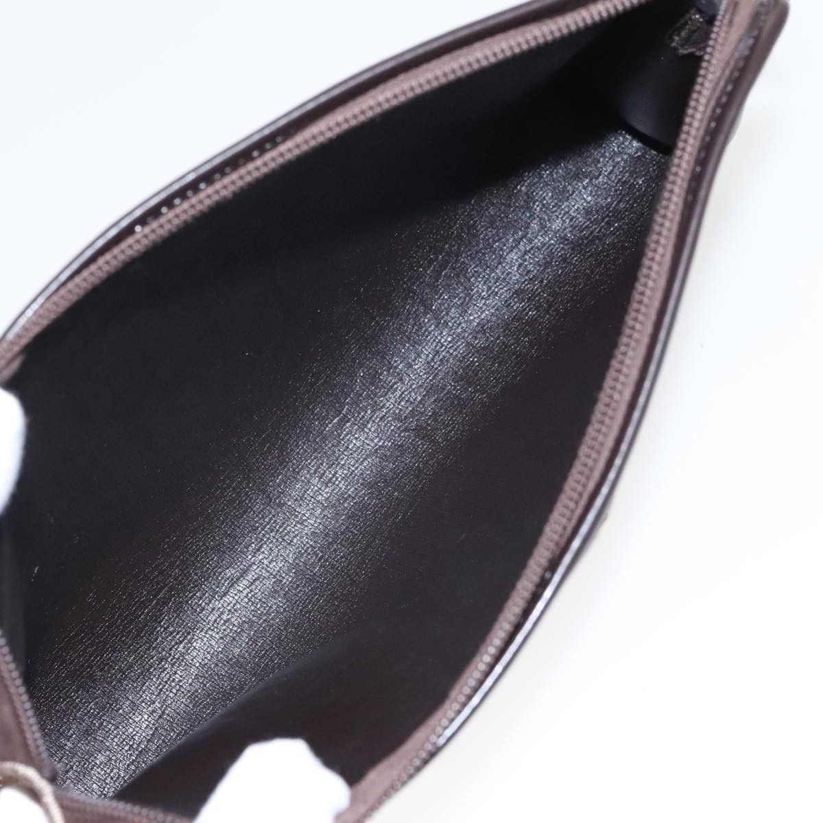 Dior Oblique Brown Canvas Clutch Bag (Pre-Owned) Size ONE SIZE - 15 Thumbnail