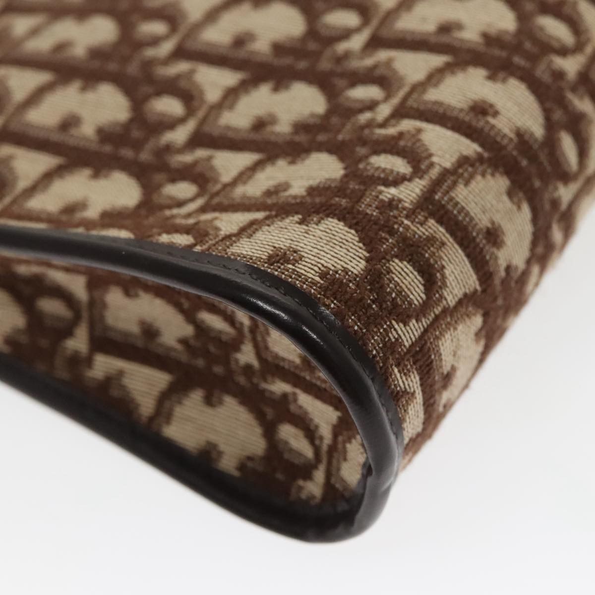 Dior Oblique Brown Canvas Clutch Bag (Pre-Owned) Size ONE SIZE - 9 Thumbnail
