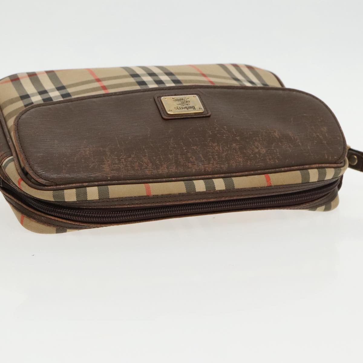 Burberry Nova Check Beige Canvas Shoulder Bag (Pre-Owned) Size ONE SIZE - 19 Thumbnail