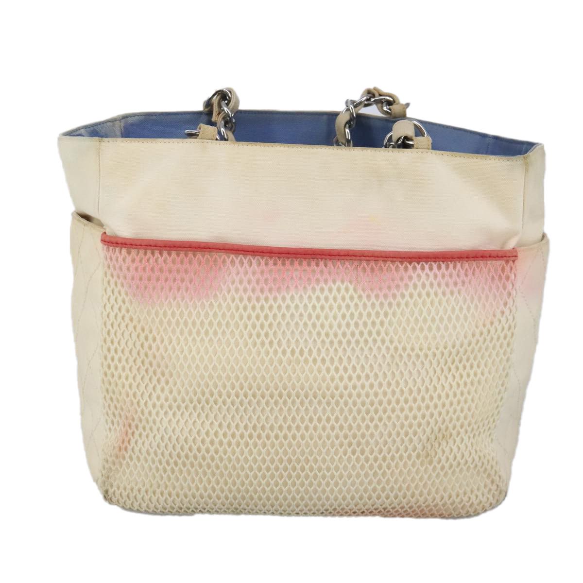 Chanel Numero 5 White Canvas Tote Bag (Pre-Owned) Size ONE SIZE - 2 Thumbnail