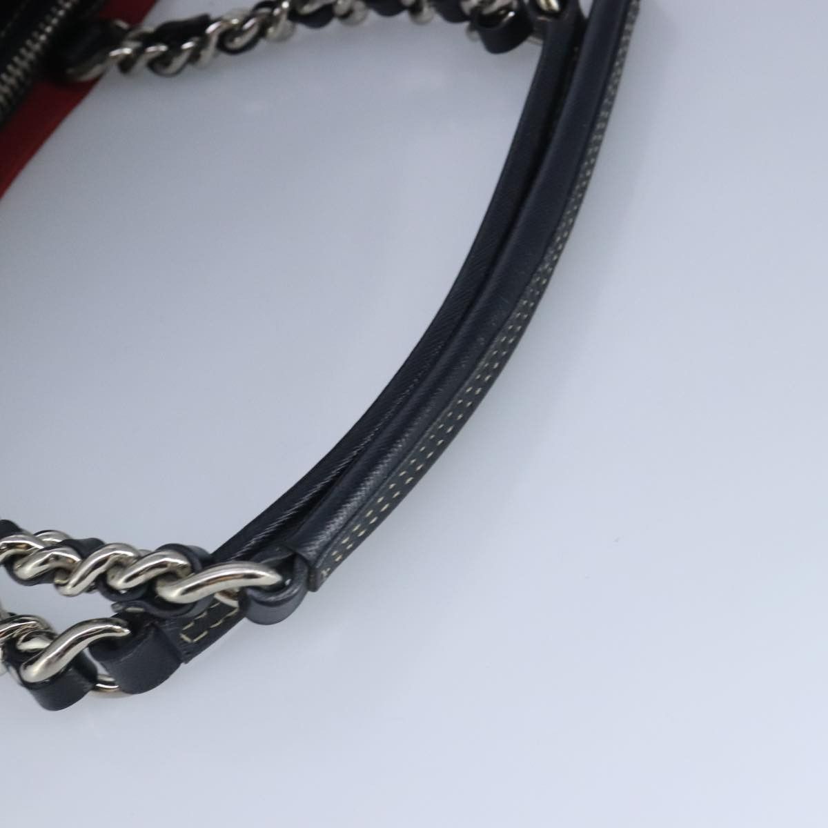 Prada Tessuto Red Synthetic Tote Bag (Pre-Owned) Size ONE SIZE - 4 Thumbnail