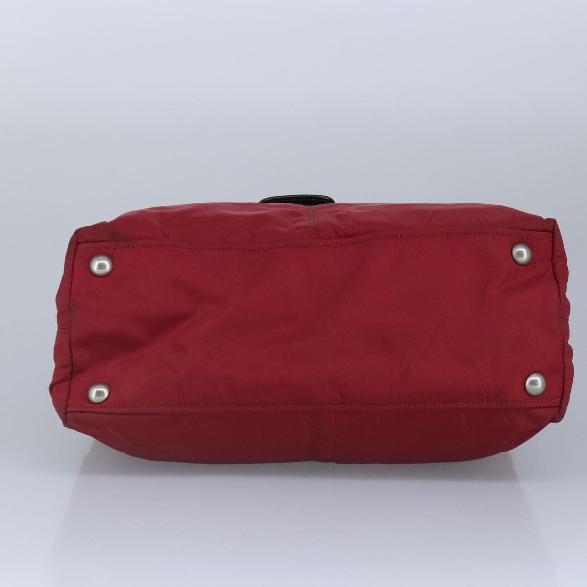 Prada Tessuto Red Synthetic Tote Bag (Pre-Owned) Size ONE SIZE - 5 Thumbnail