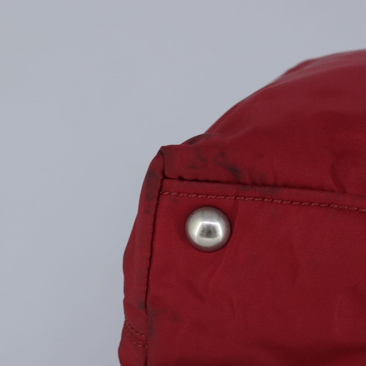 Prada Tessuto Red Synthetic Tote Bag (Pre-Owned) Size ONE SIZE - 6 Thumbnail