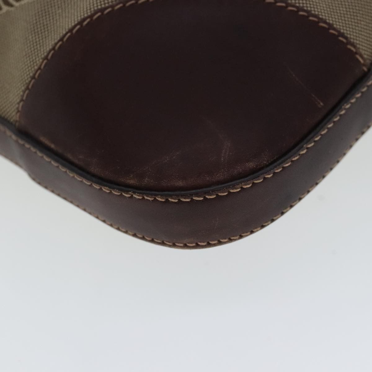 Prada Canapa Beige Canvas Shoulder Bag (Pre-Owned) Size ONE SIZE - 6 Thumbnail