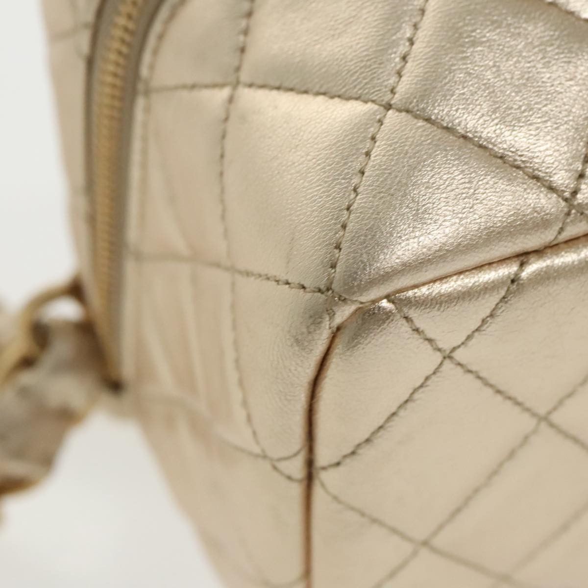 Chanel Trendy Cc Gold Leather Shoulder Bag (Pre-Owned) Size ONE SIZE - 10 Thumbnail
