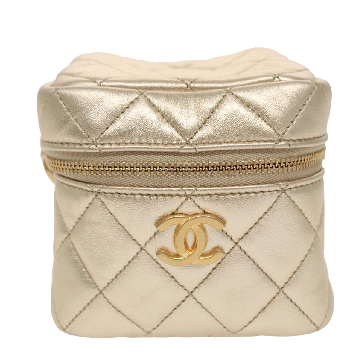 Chanel Trendy Cc Gold Leather Shoulder Bag (Pre-Owned) Size ONE SIZE - 2 Thumbnail