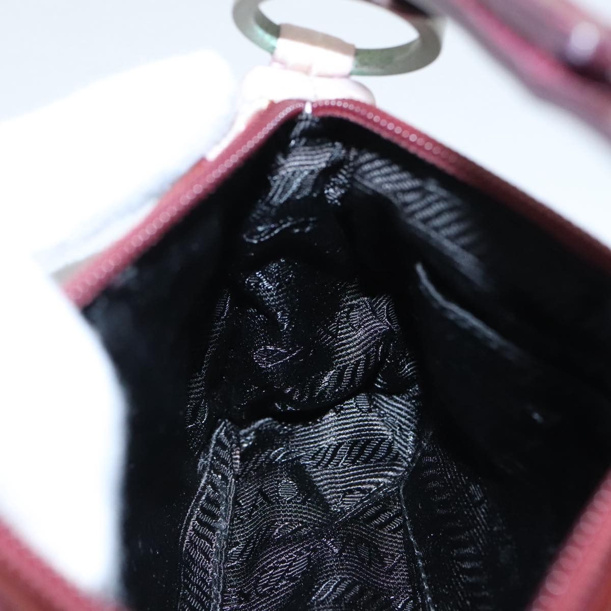 Prada Pink Synthetic Handbag (Pre-Owned) Size ONE SIZE - 14 Thumbnail