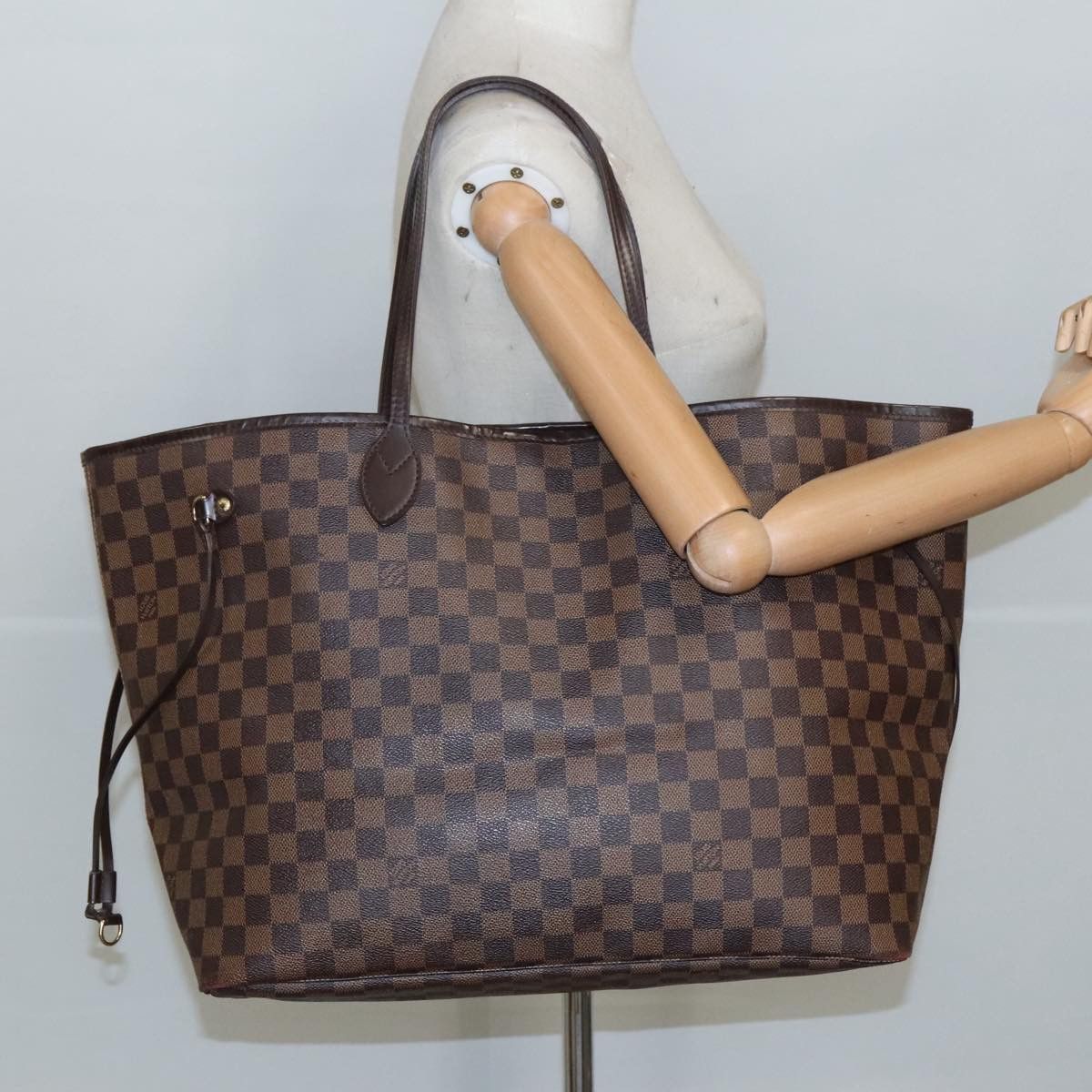 Louis Vuitton Neverfull Gm Brown Canvas Tote Bag (Pre-Owned) Size ONE SIZE - 20 Thumbnail