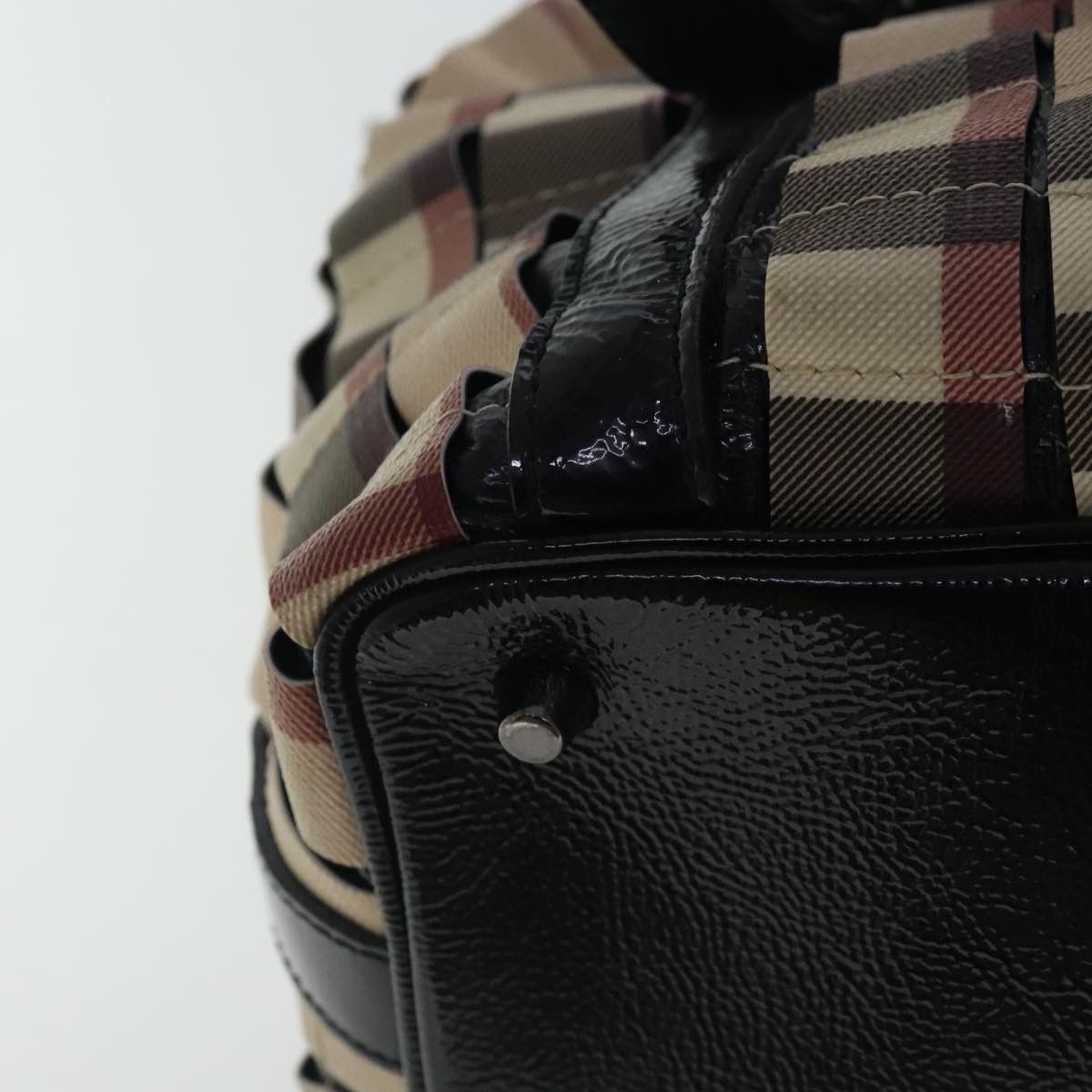 Burberry Nova Check Beige Canvas Handbag (Pre-Owned) Size ONE SIZE - 8 Thumbnail