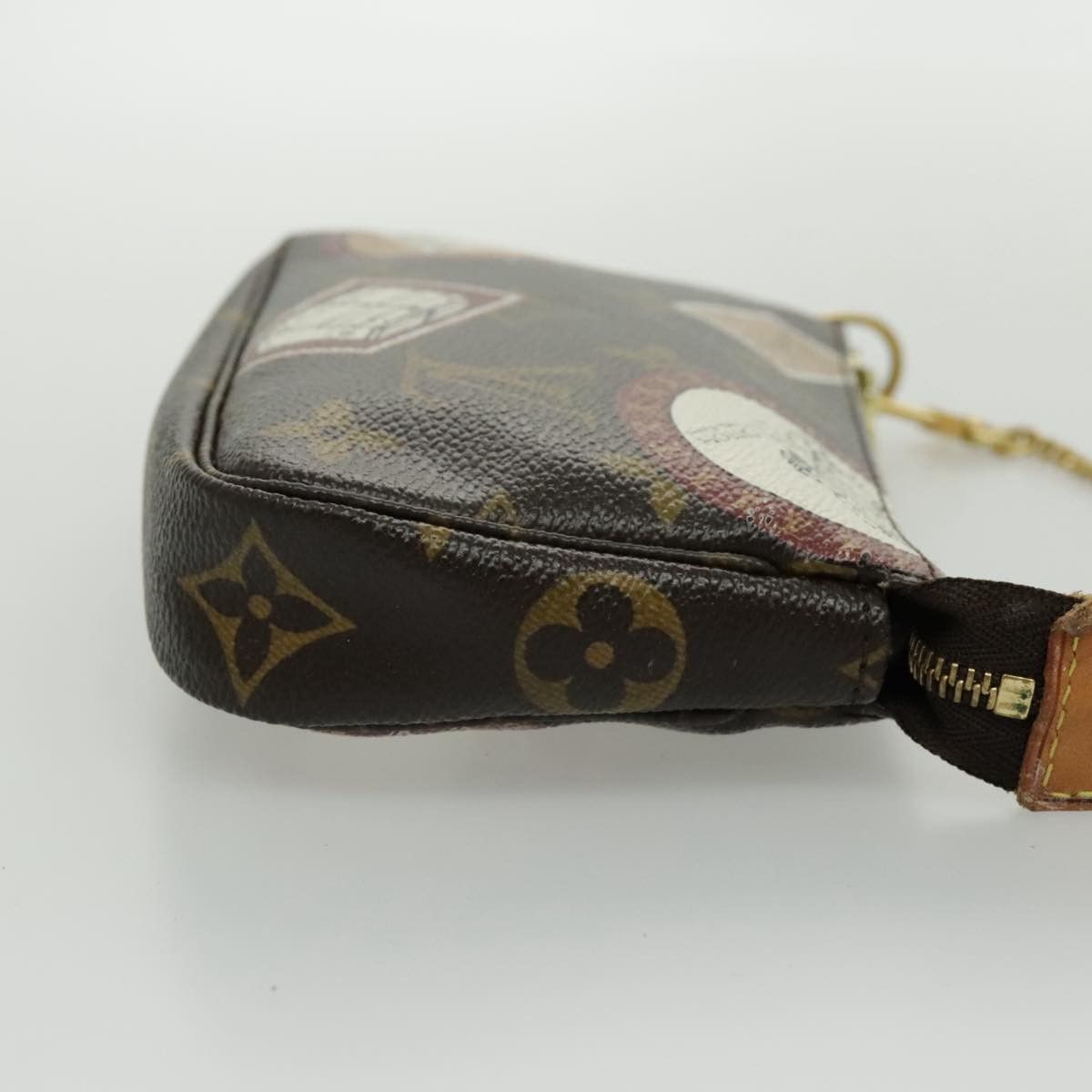 Louis Vuitton Pochette Accessoire Brown Canvas Clutch Bag (Pre-Owned) Size ONE SIZE - 3 Thumbnail