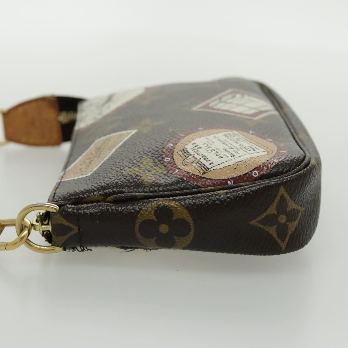 Louis Vuitton Pochette Accessoire Brown Canvas Clutch Bag (Pre-Owned) Size ONE SIZE - 4 Thumbnail