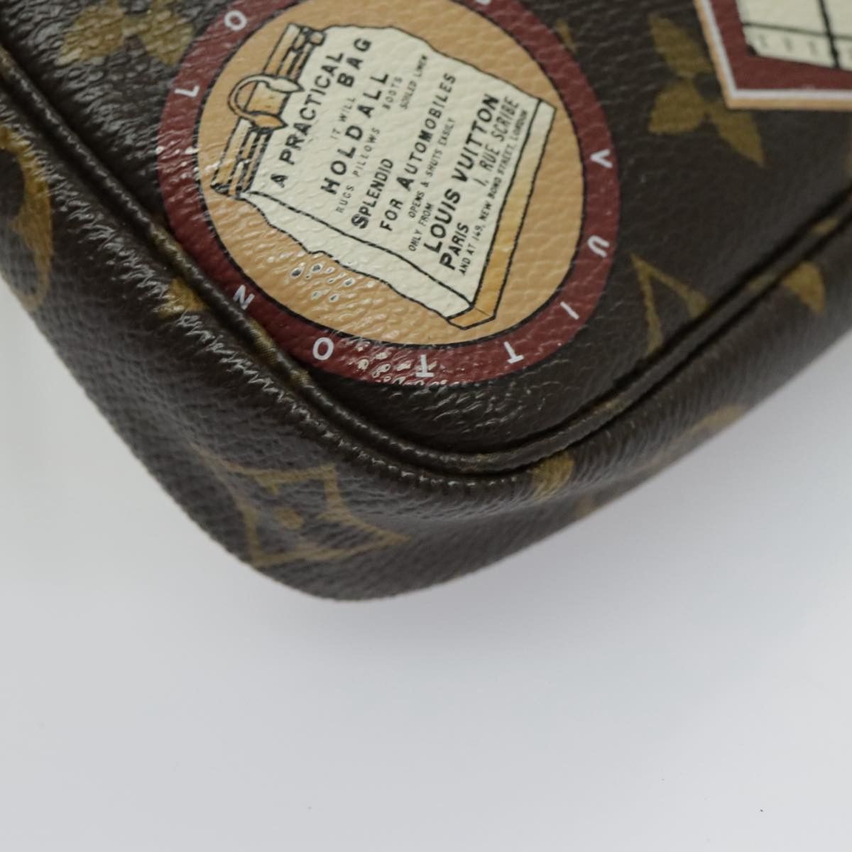 Louis Vuitton Pochette Accessoire Brown Canvas Clutch Bag (Pre-Owned) Size ONE SIZE - 6 Thumbnail