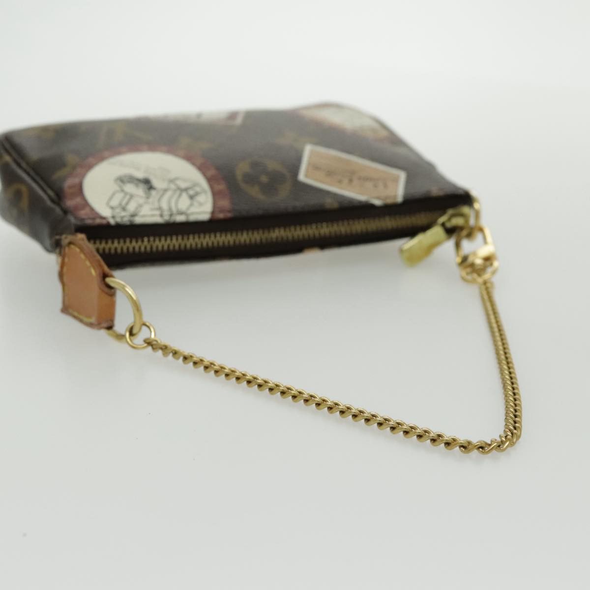 Louis Vuitton Pochette Accessoire Brown Canvas Clutch Bag (Pre-Owned) Size ONE SIZE - 5 Thumbnail