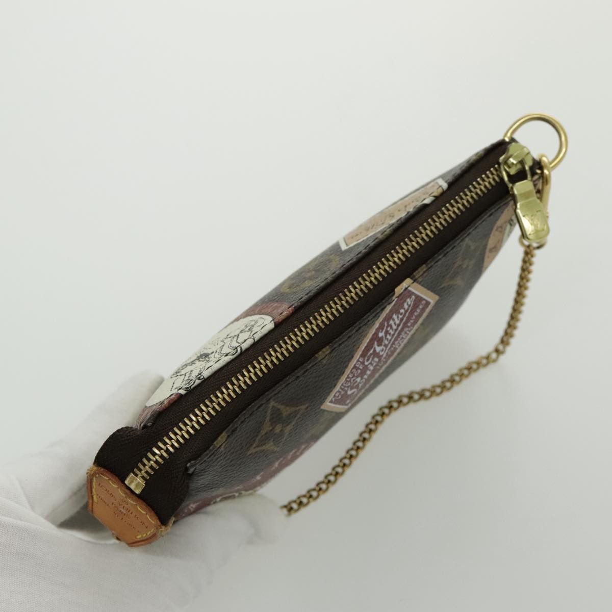 Louis Vuitton Pochette Accessoire Brown Canvas Clutch Bag (Pre-Owned) Size ONE SIZE - 18 Thumbnail