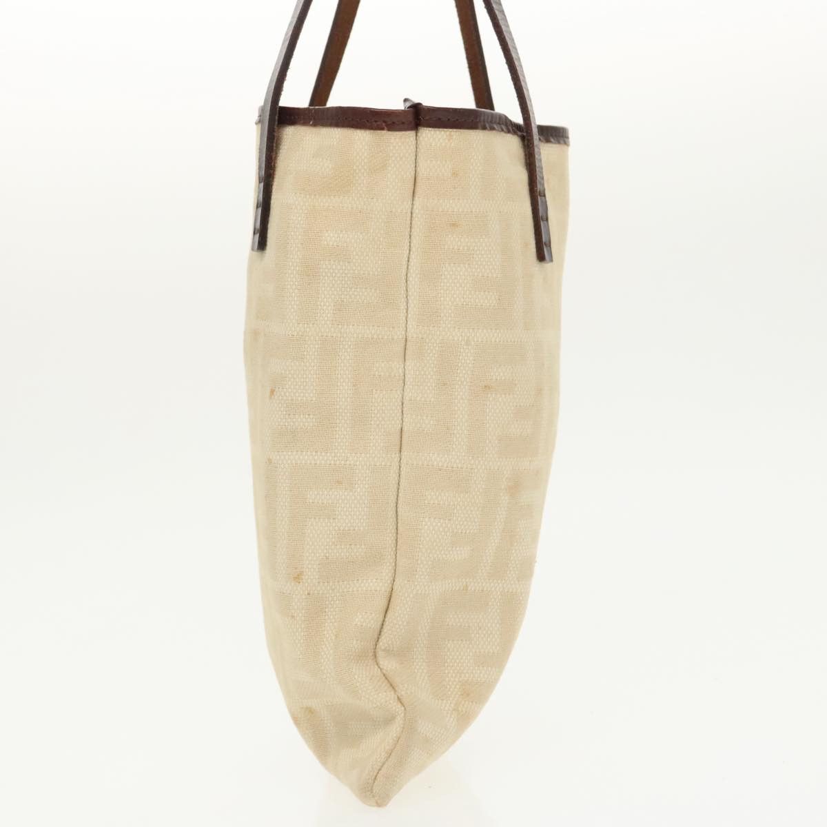 Fendi Beige Canvas Tote Bag (Pre-Owned) Size ONE SIZE - 4 Thumbnail