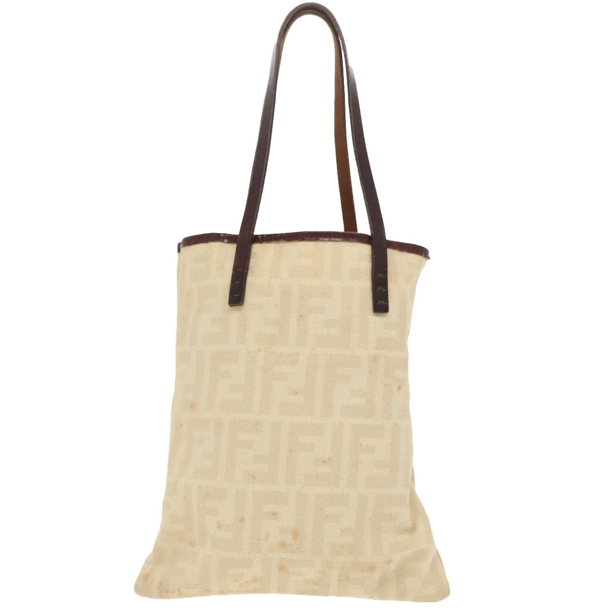Fendi Beige Canvas Tote Bag (Pre-Owned) Size ONE SIZE - 2 Thumbnail