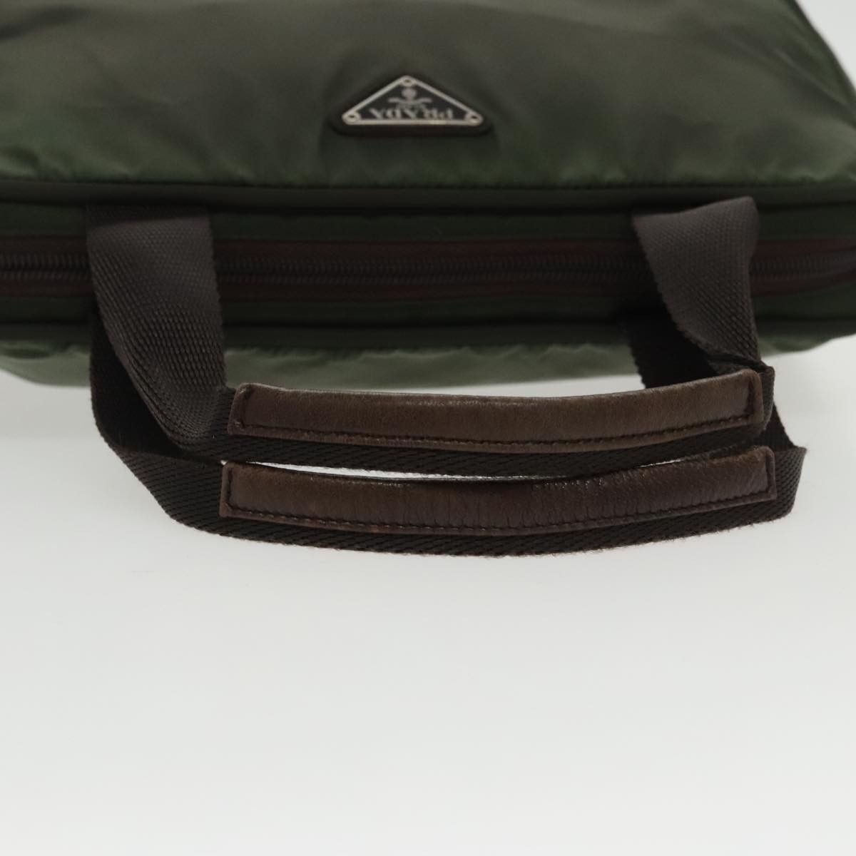Prada Khaki Synthetic Handbag (Pre-Owned) Size ONE SIZE - 4 Thumbnail