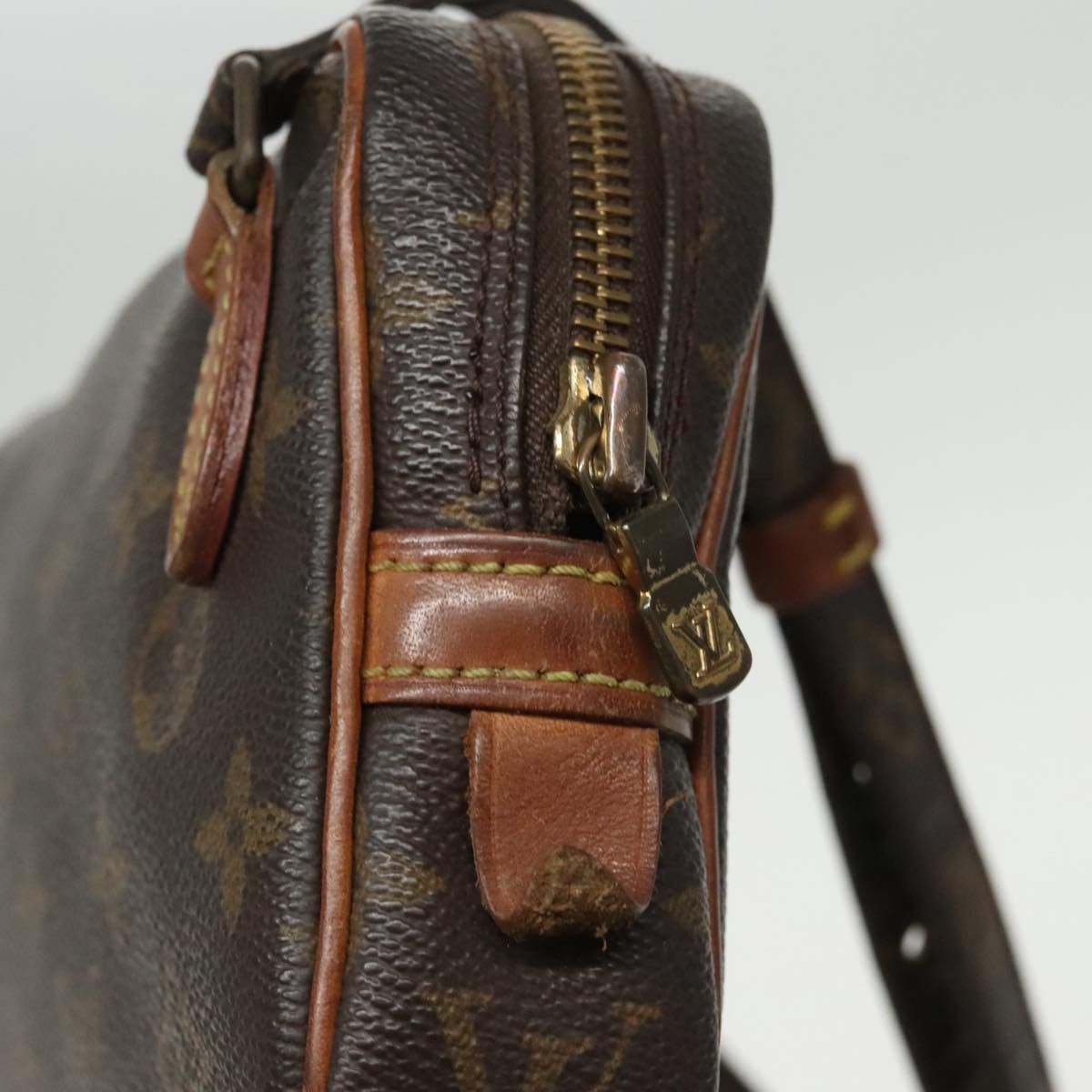 Louis Vuitton Marly Brown Canvas Shoulder Bag (Pre-Owned) Size ONE SIZE - 12 Thumbnail