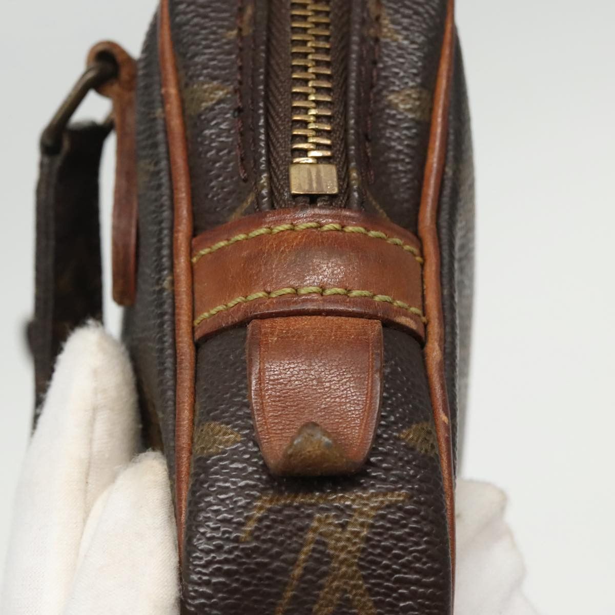 Louis Vuitton Marly Brown Canvas Shoulder Bag (Pre-Owned) Size ONE SIZE - 11 Thumbnail