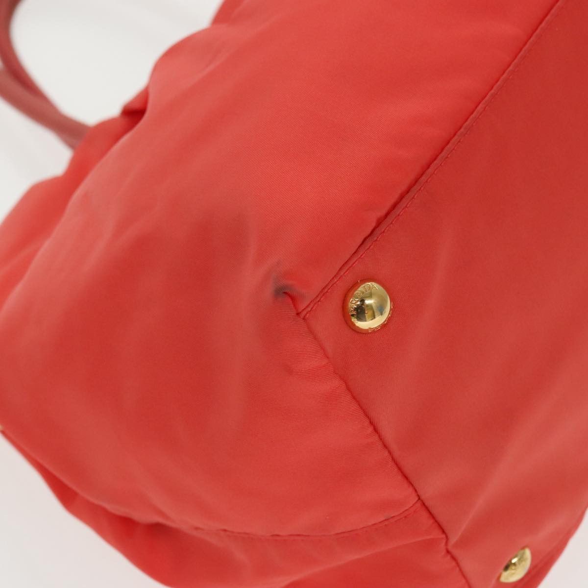 Prada Ribbon Orange Synthetic Handbag (Pre-Owned) Size ONE SIZE - 7 Thumbnail