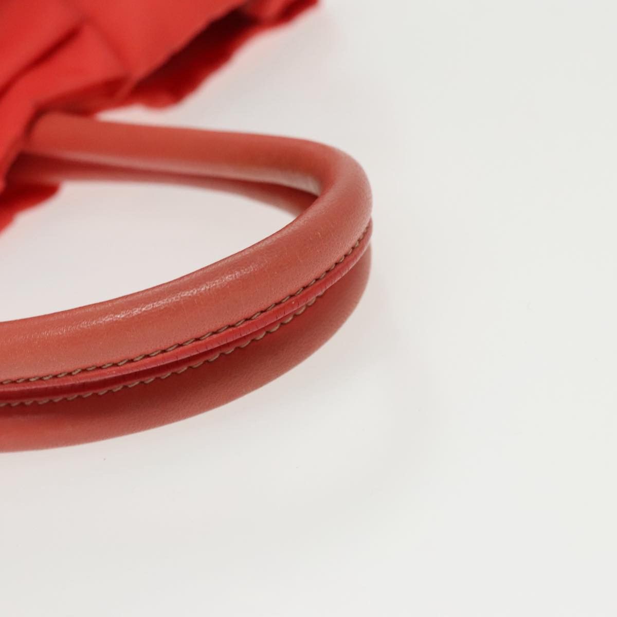 Prada Ribbon Orange Synthetic Handbag (Pre-Owned) Size ONE SIZE - 5 Thumbnail