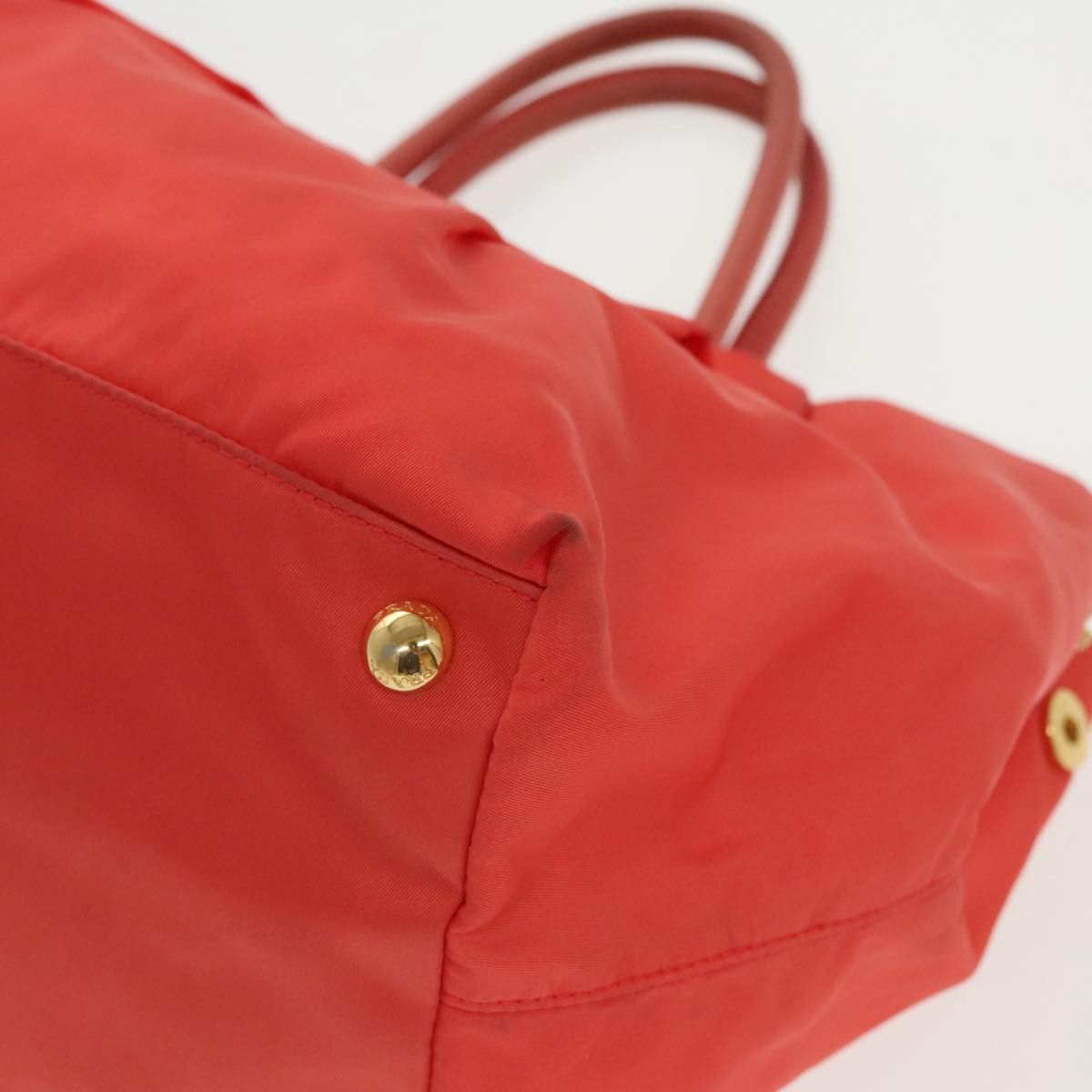 Prada Ribbon Orange Synthetic Handbag (Pre-Owned) Size ONE SIZE - 10 Thumbnail