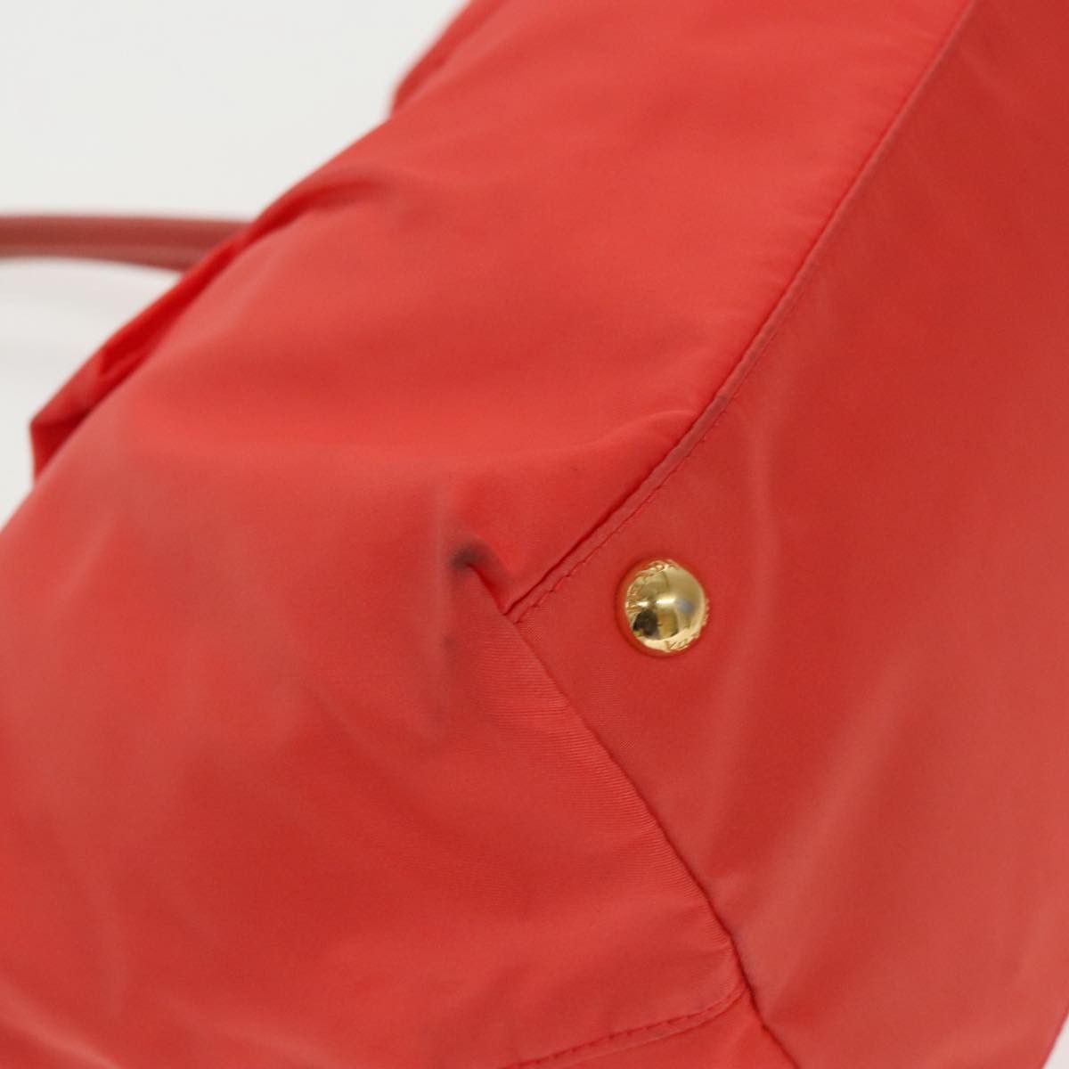 Prada Ribbon Orange Synthetic Handbag (Pre-Owned) Size ONE SIZE - 9 Thumbnail