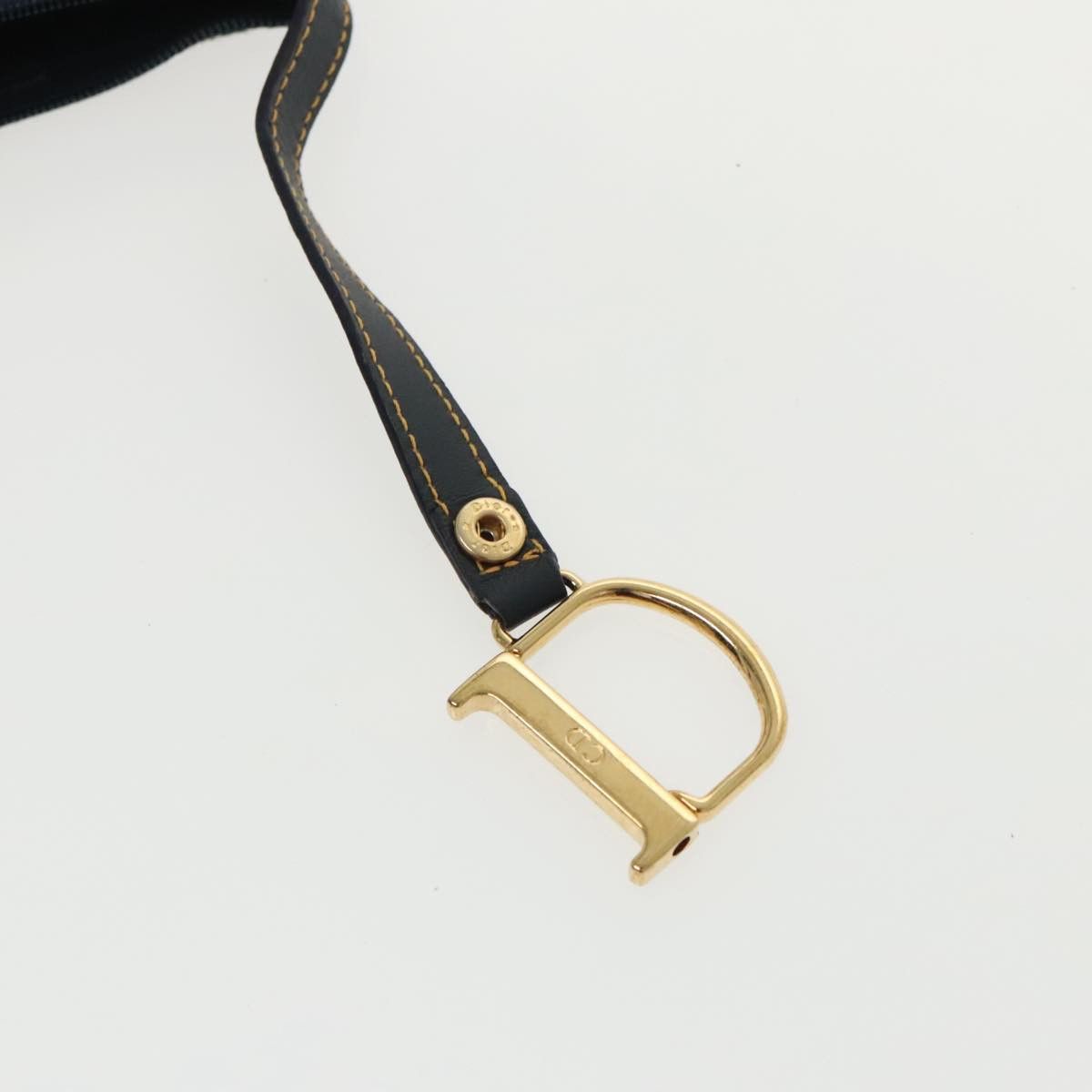 Dior Saddle Navy Canvas Clutch Bag (Pre-Owned) Size ONE SIZE - 13 Thumbnail