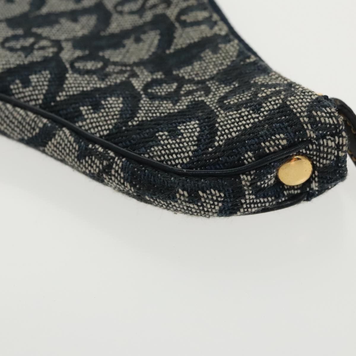 Dior Saddle Navy Canvas Clutch Bag (Pre-Owned) Size ONE SIZE - 9 Thumbnail