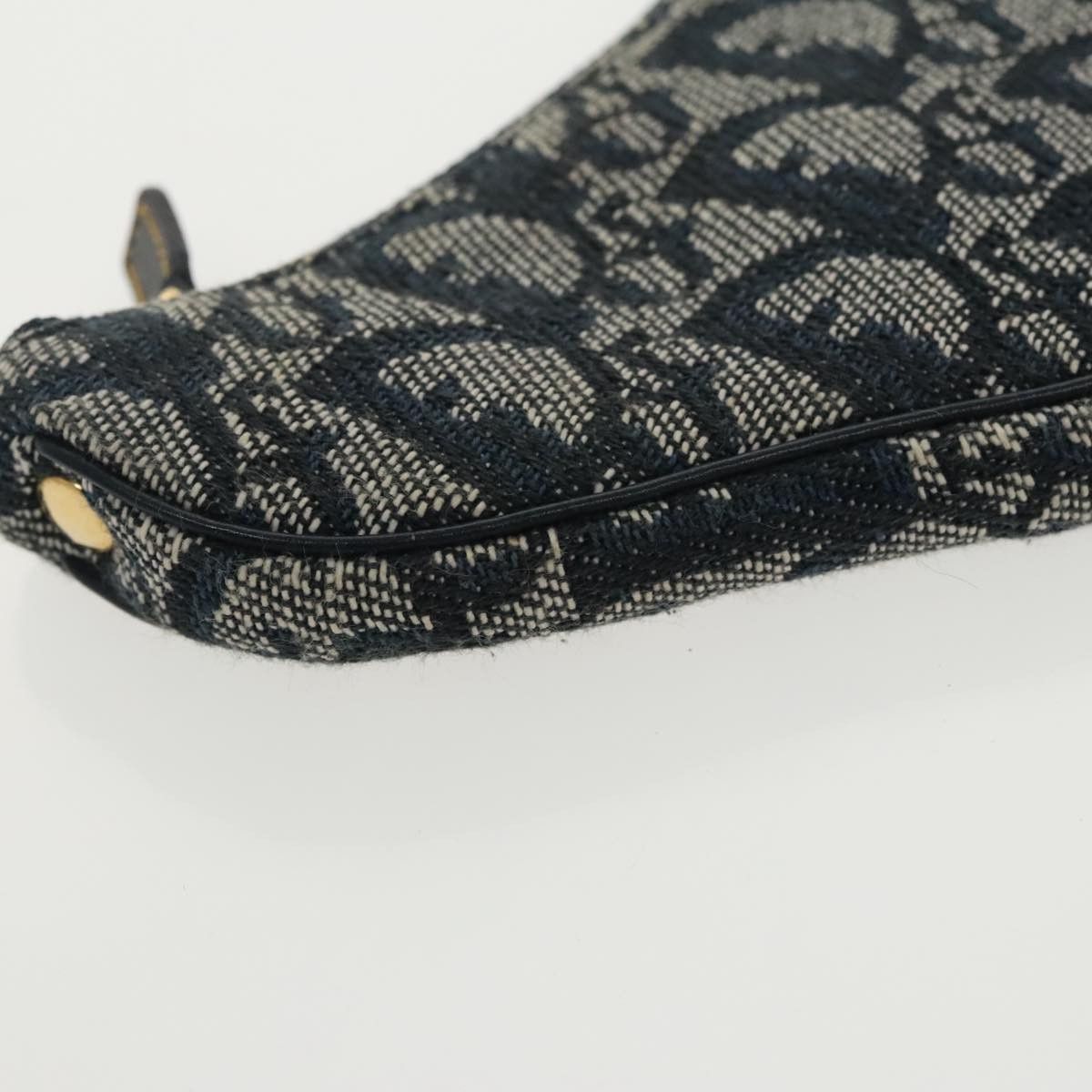 Dior Saddle Navy Canvas Clutch Bag (Pre-Owned) Size ONE SIZE - 10 Thumbnail