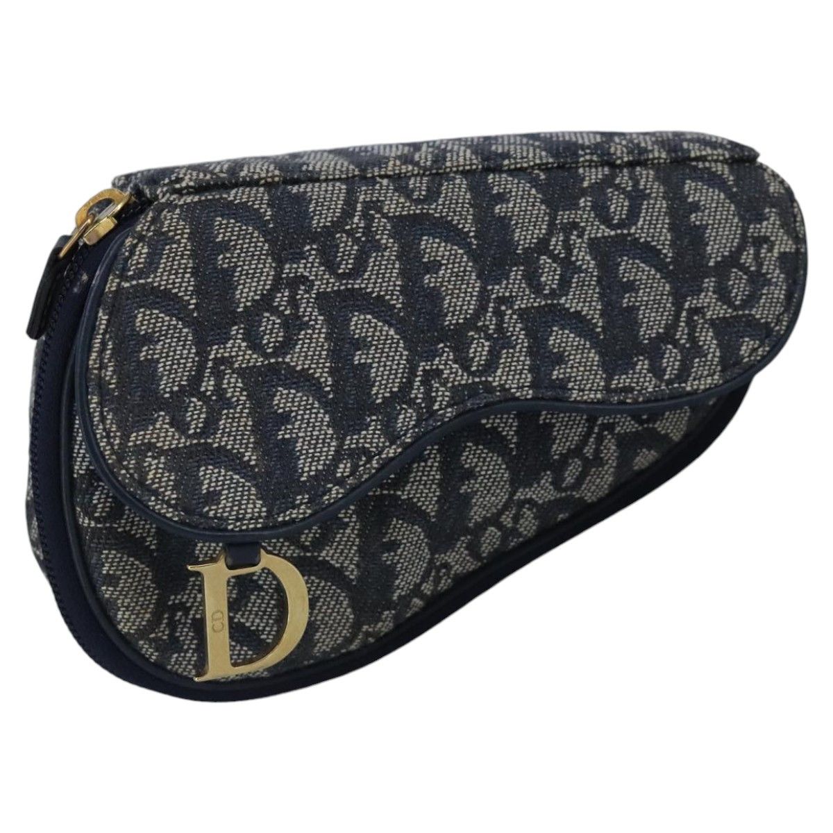 Dior Saddle Navy Canvas Wallet (Pre-Owned) Size ONE SIZE - 19 Thumbnail