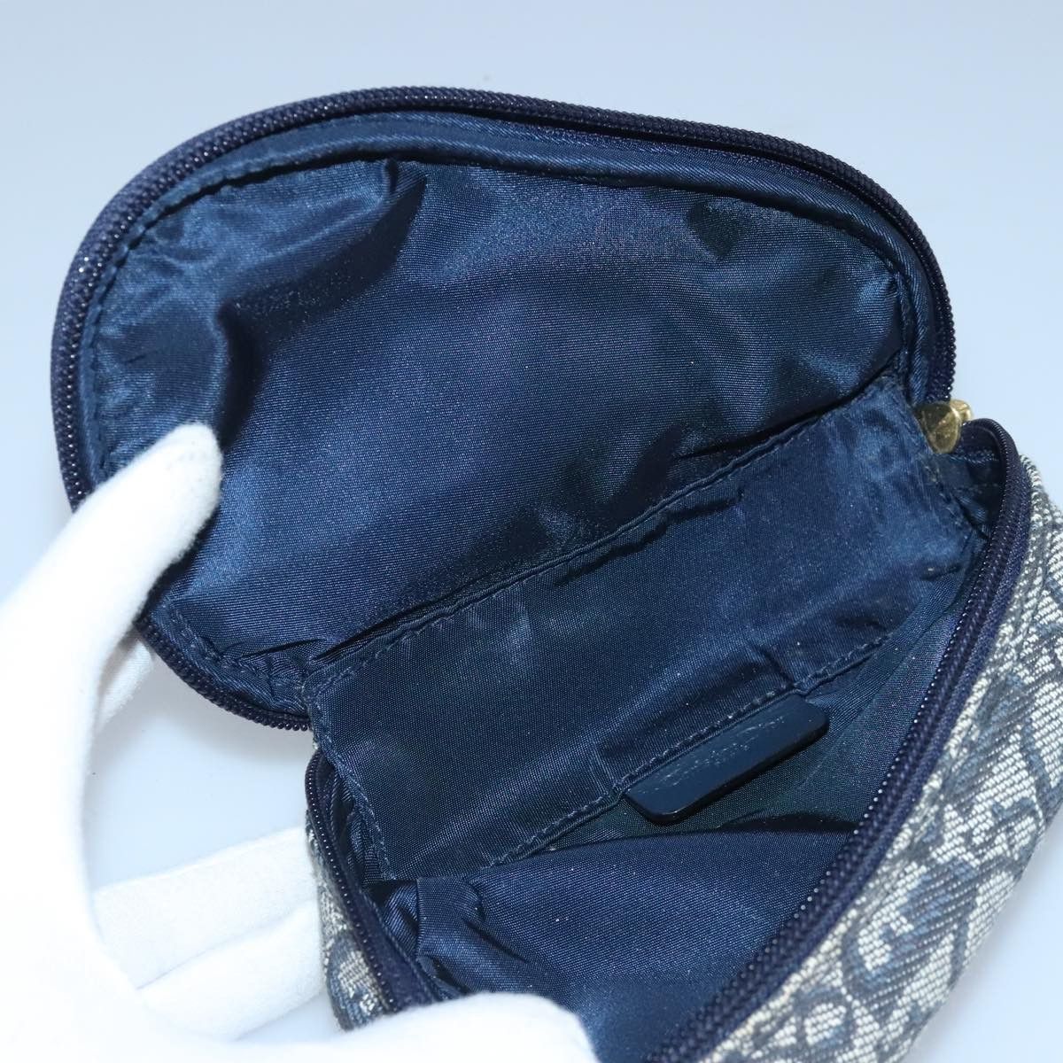 Dior Saddle Navy Canvas Wallet (Pre-Owned) Size ONE SIZE - 7 Thumbnail