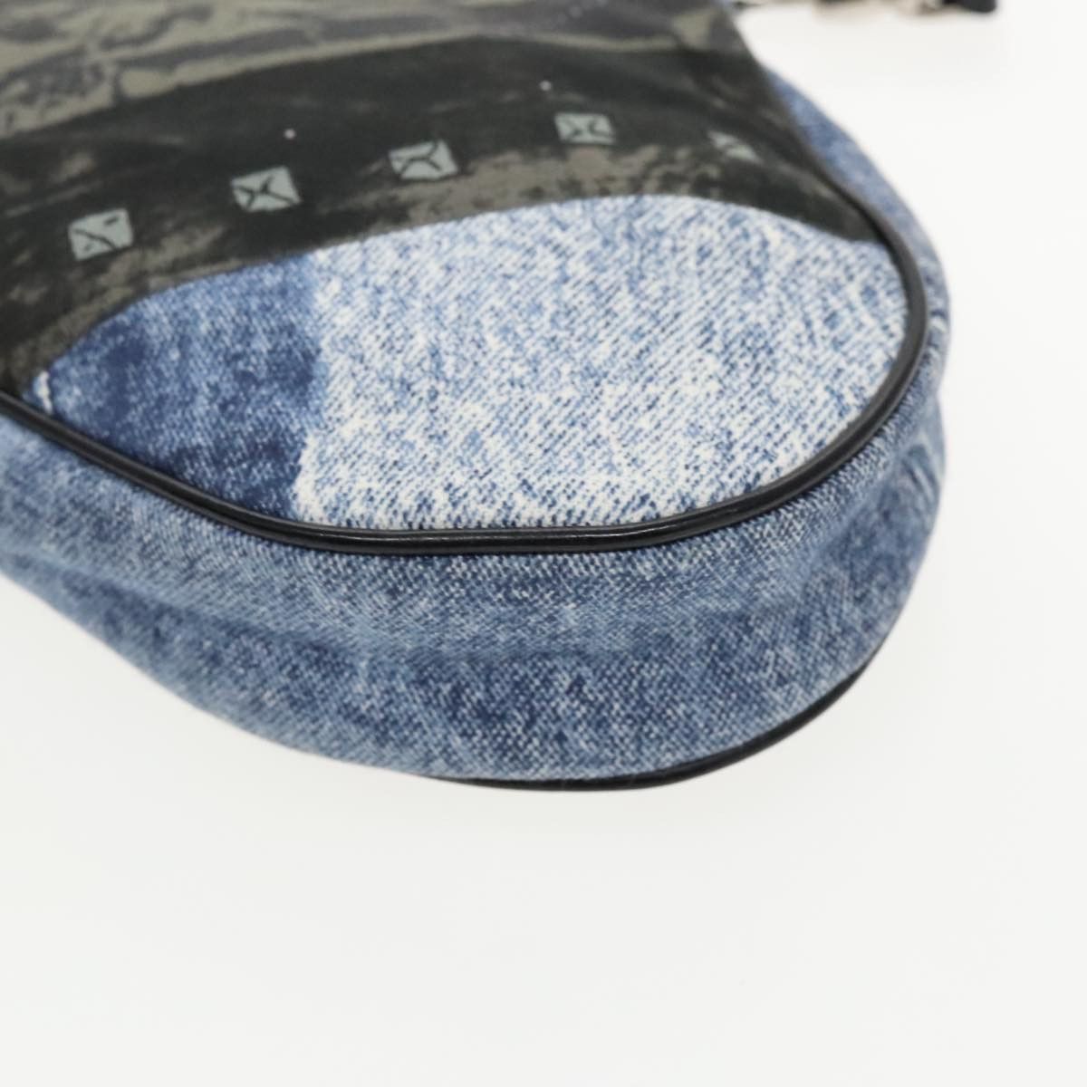Dior Saddle Blue Canvas Clutch Bag (Pre-Owned) Size ONE SIZE - 18 Thumbnail
